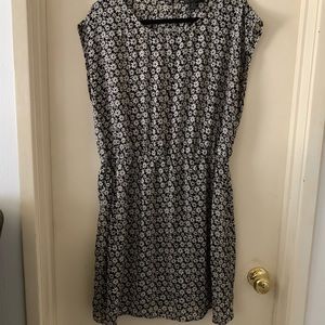 Cap sleeve short floral print dress